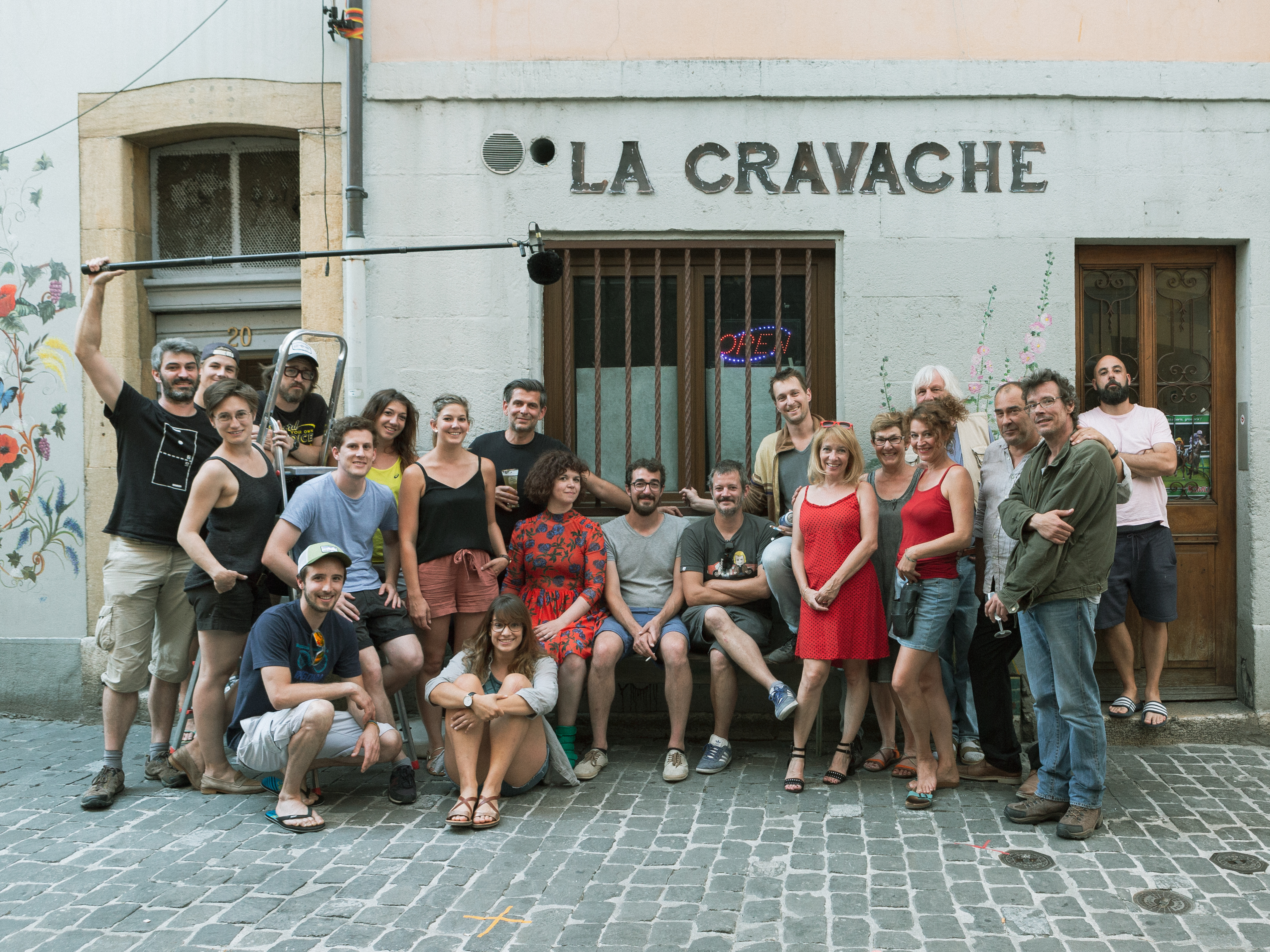 L'équipe du film. Sur le tournage de Les Jours se Suivent et se Suivent