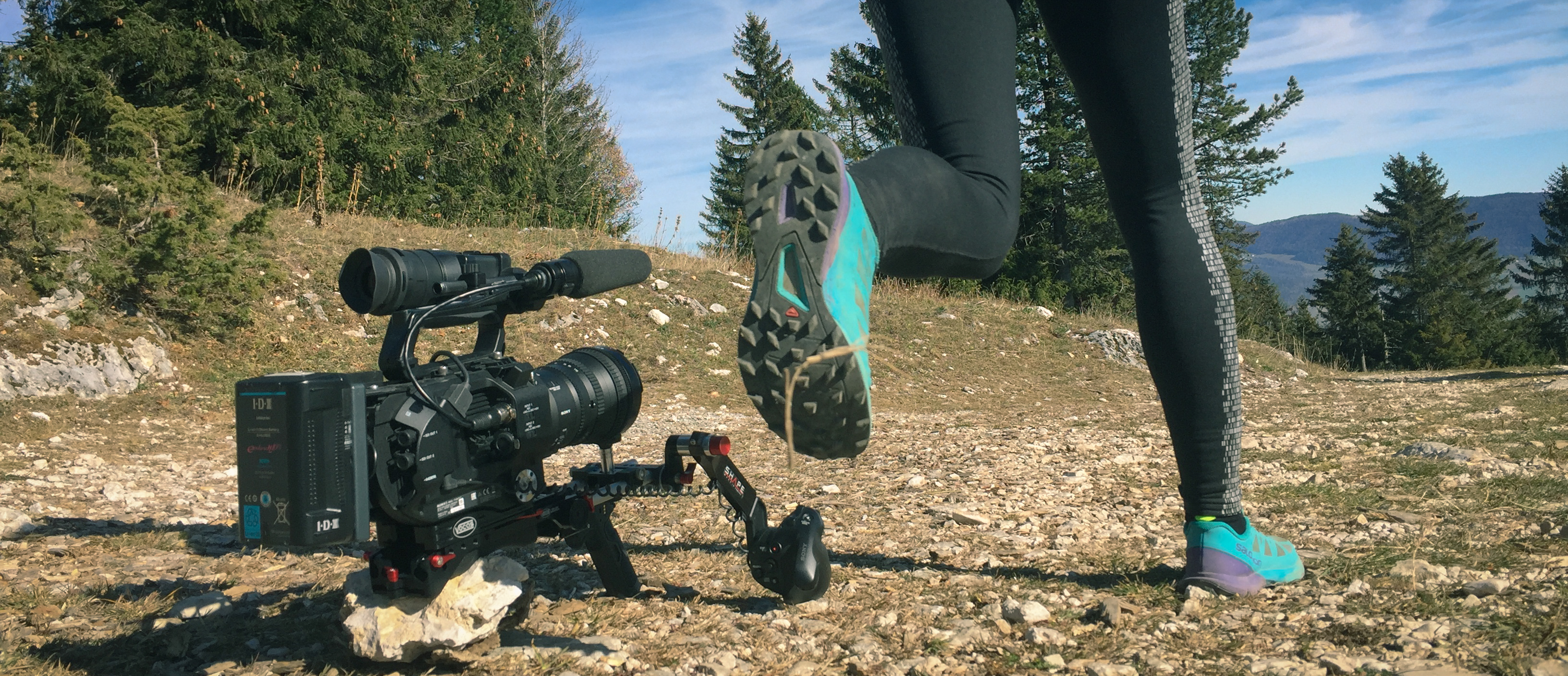 Tournage de séquence d'entrainement